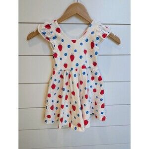 Cottagecore Monica + Andy Girls' Orgabic Cotton Twirl Dress Size 3 NWOT